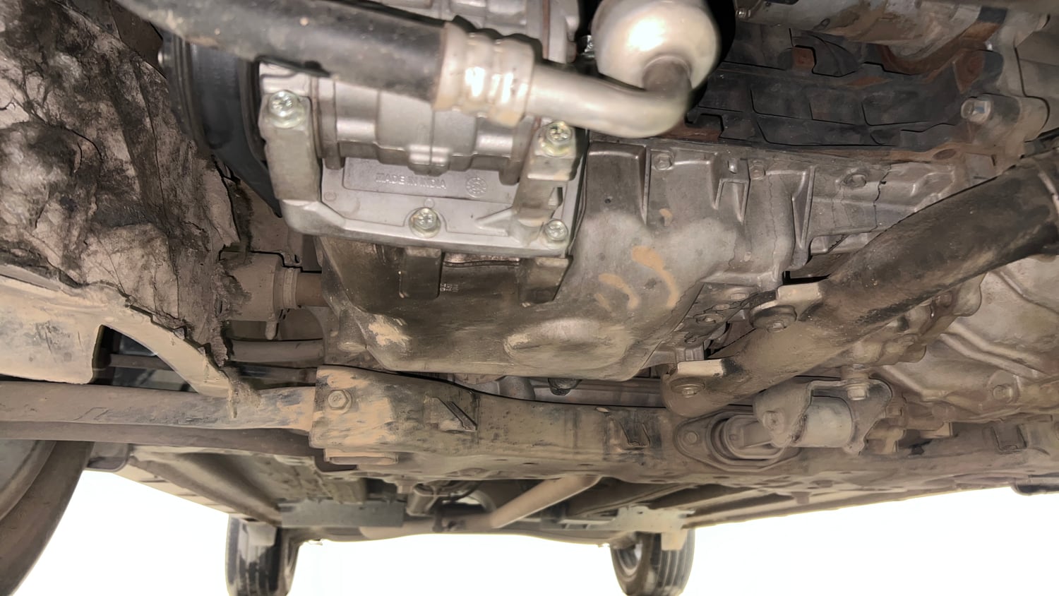 Used 2019 Kia Seltos HTX Plus AT 1.5 Diesel Diesel Automatic extra FRONT LEFT UNDERBODY VIEW
