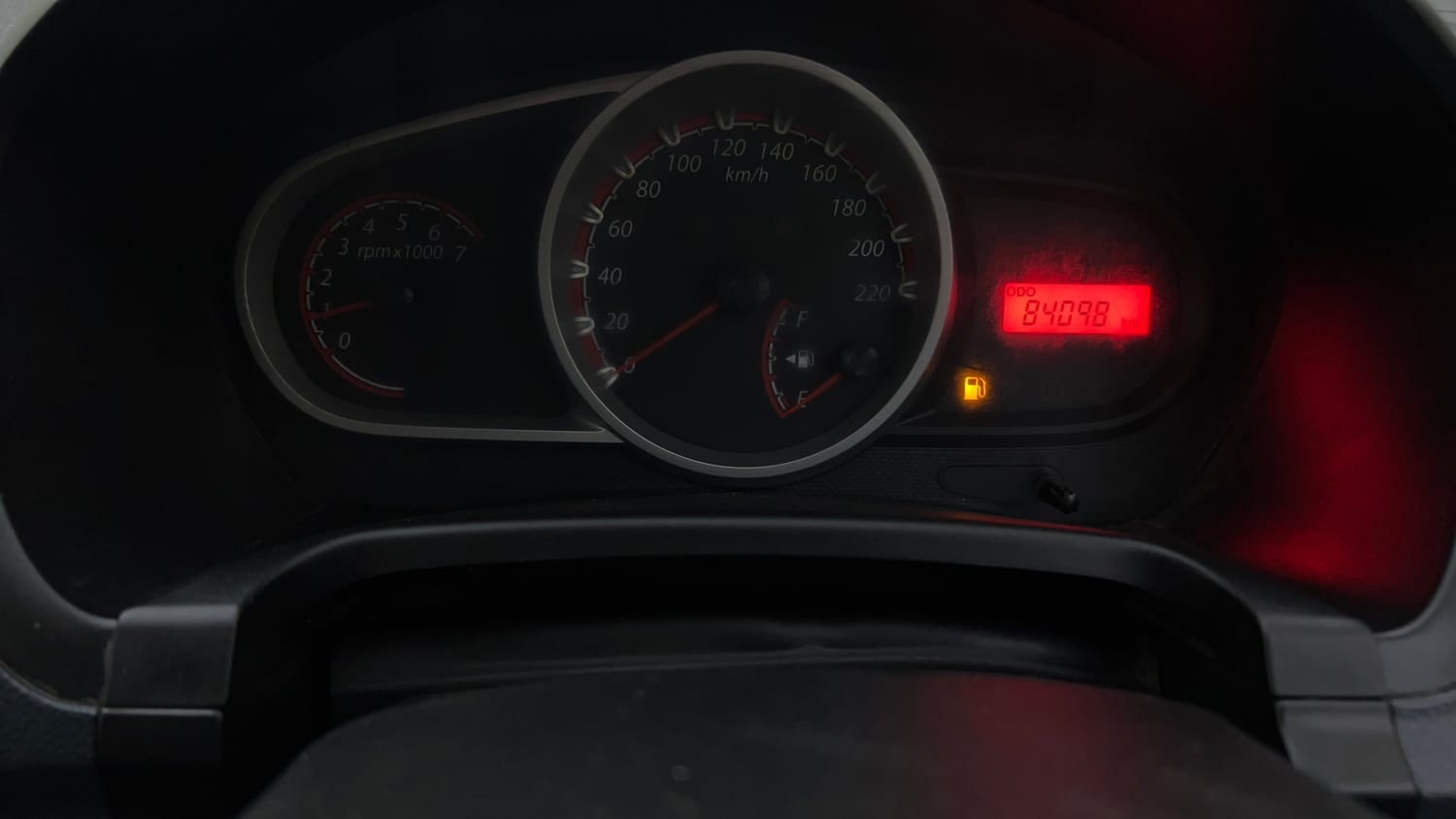 Used 2013 Ford Figo Duratec Petrol Titanium 1.2 Petrol Manual interior CLUSTERMETER VIEW