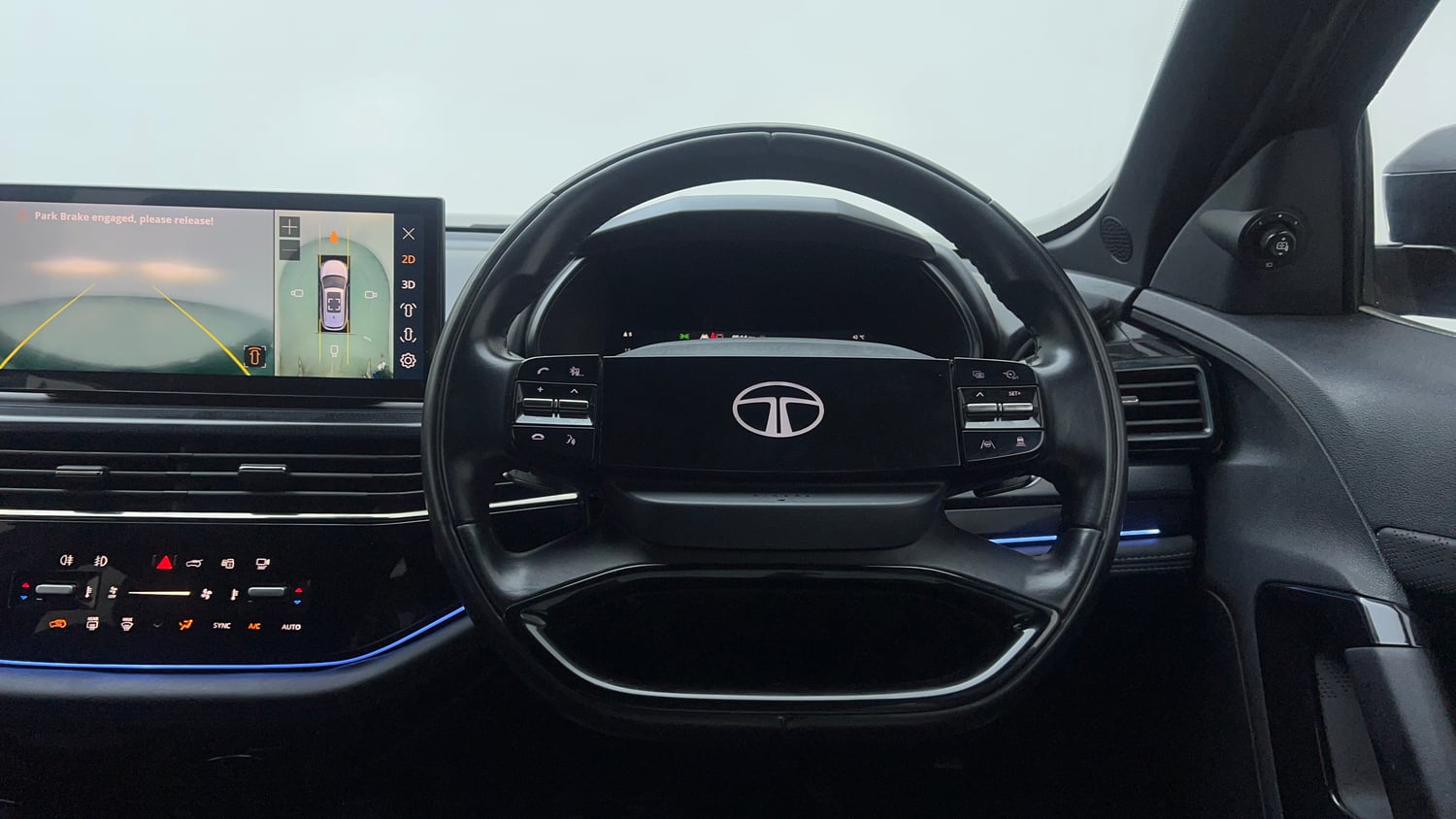 Used 2024 Tata Harrier Fearless Plus Dark Edition AT Diesel Automatic interior STEERING VIEW