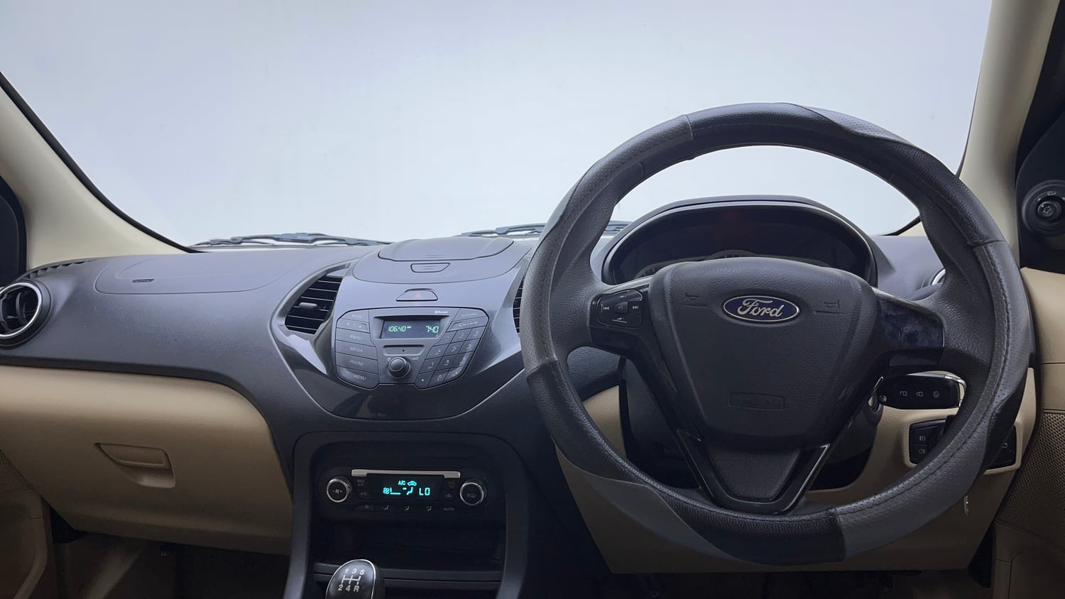 Used 2016 Ford Figo Aspire Titanium 1.2 Ti-VCT Petrol Manual interior DASHBOARD VIEW
