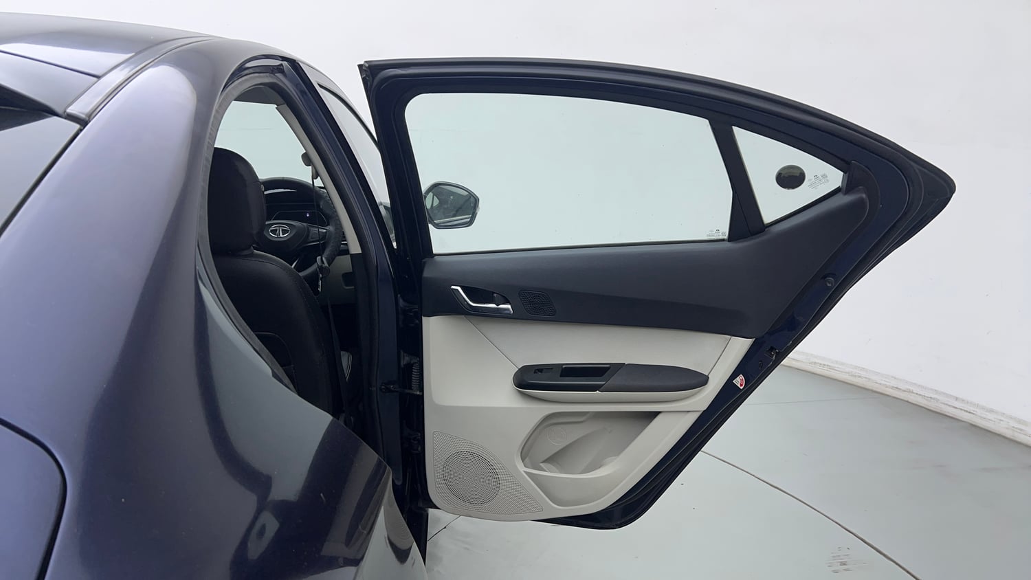 Used 2023 Tata Tigor XZA Plus Petrol Automatic interior RIGHT REAR DOOR OPEN VIEW