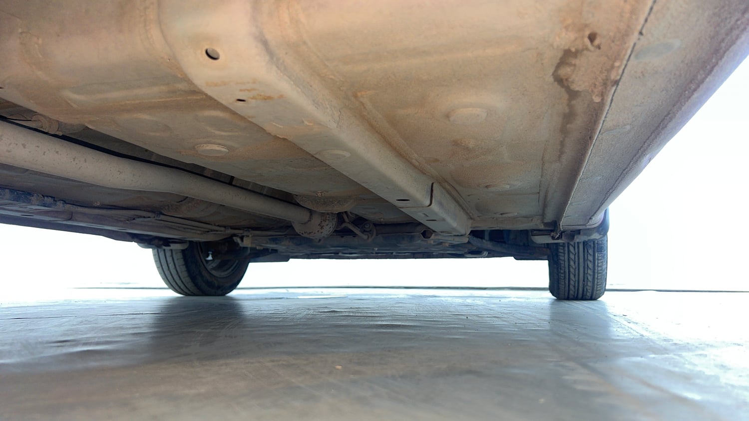 Used 2022 Hyundai Grand i10 Nios Sportz 1.2 Kappa VTVT CNG Cng Manual extra REAR RIGHT UNDERBODY VIEW