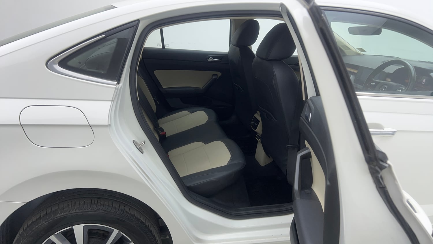 Used 2023 Skoda Slavia Style 1.0L TSI MT Petrol Manual interior RIGHT SIDE REAR DOOR CABIN VIEW