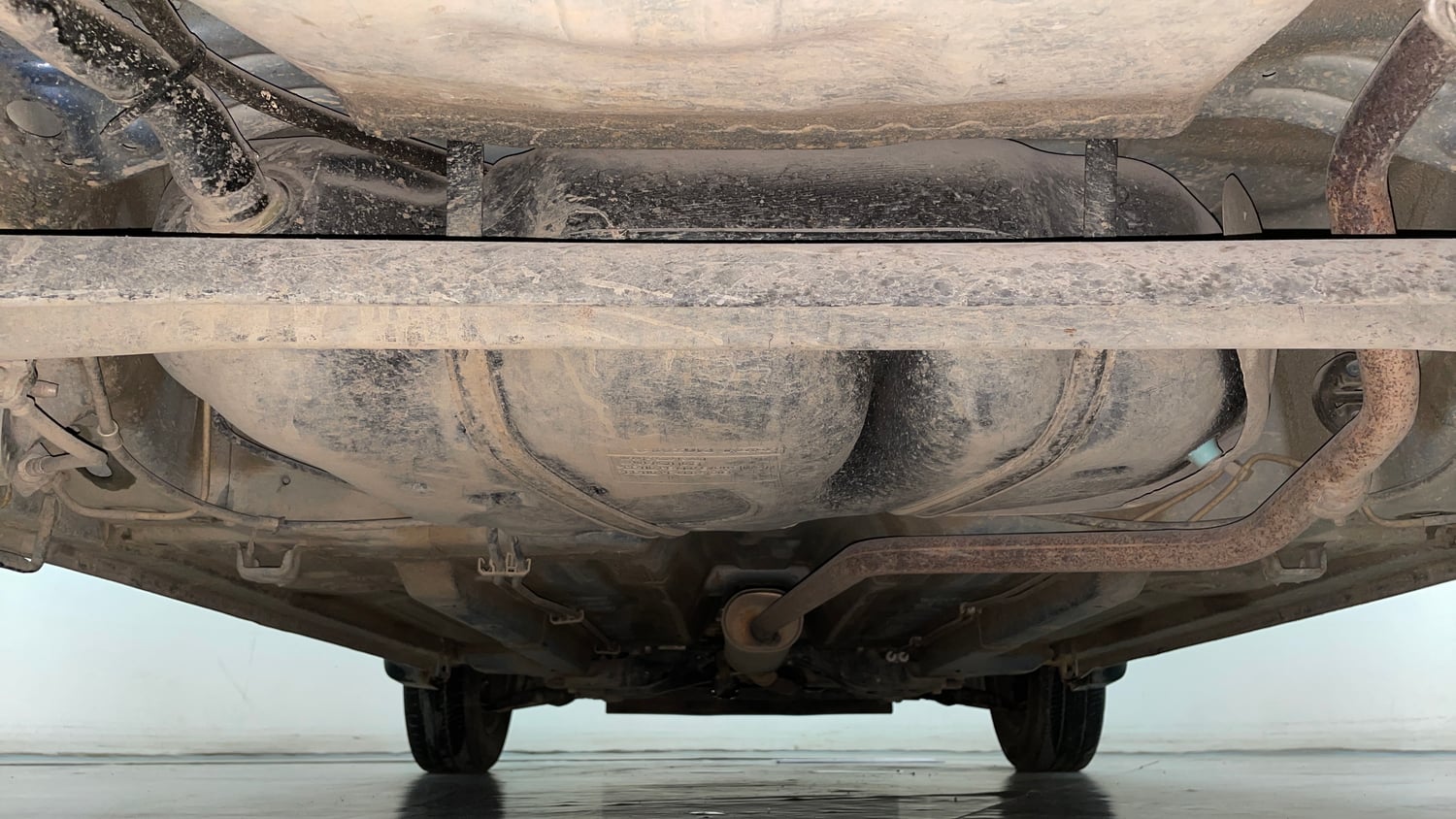 Used 2018 Maruti Suzuki Celerio VXi AMT Petrol Automatic extra REAR UNDERBODY VIEW (TAKEN FROM REAR)
