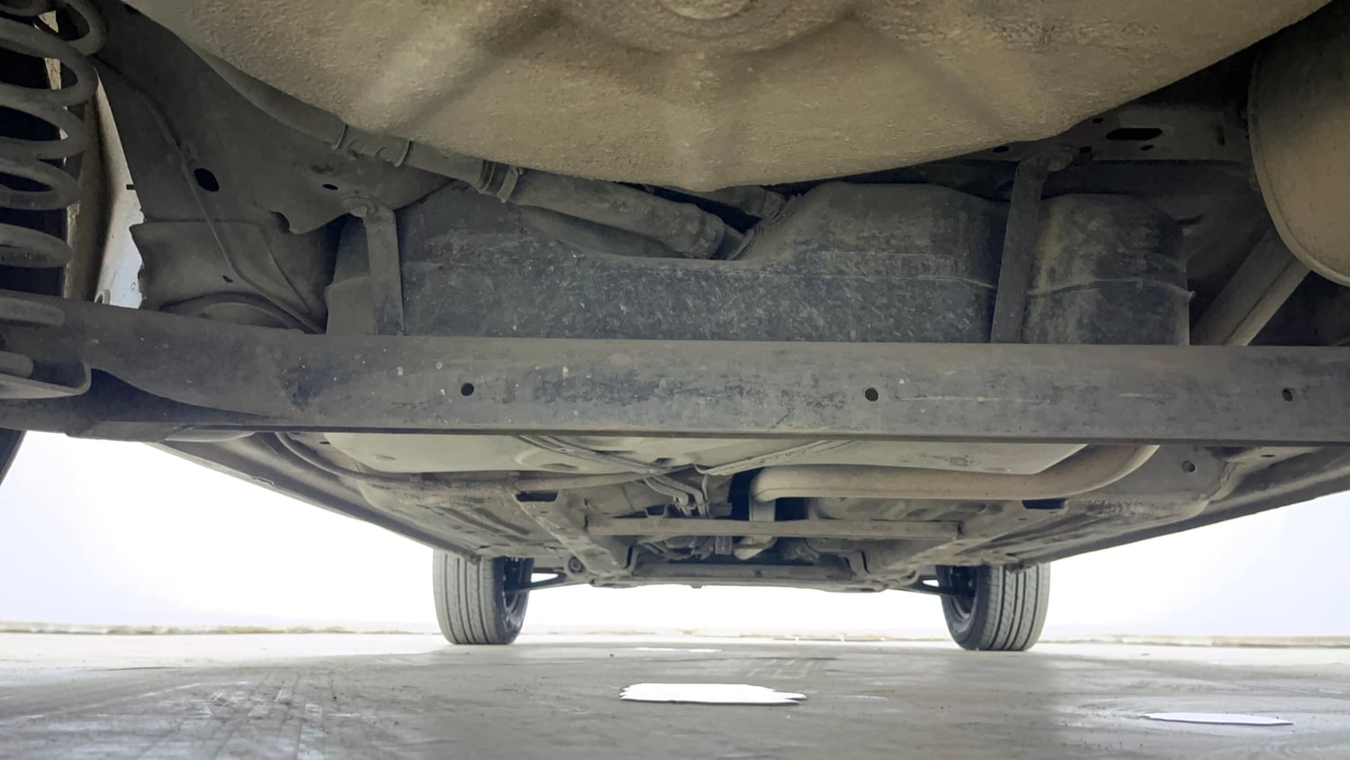 Used 2012 Ford Figo Duratorq Diesel ZXI 1.4 Diesel Manual extra REAR UNDERBODY VIEW (TAKEN FROM REAR)