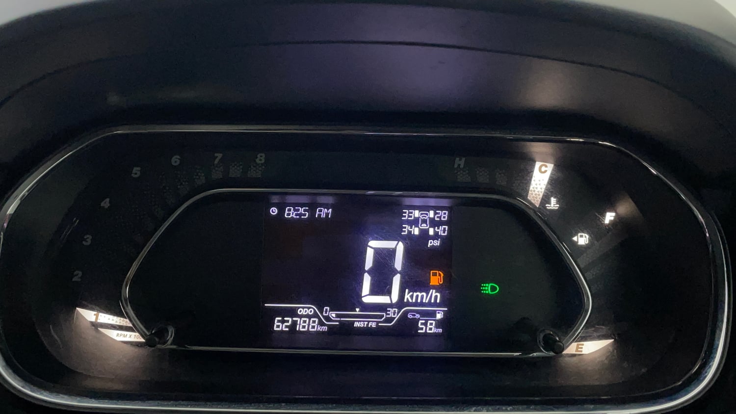 Used 2023 Tata Tiago XZ Plus Petrol Manual interior CLUSTERMETER VIEW