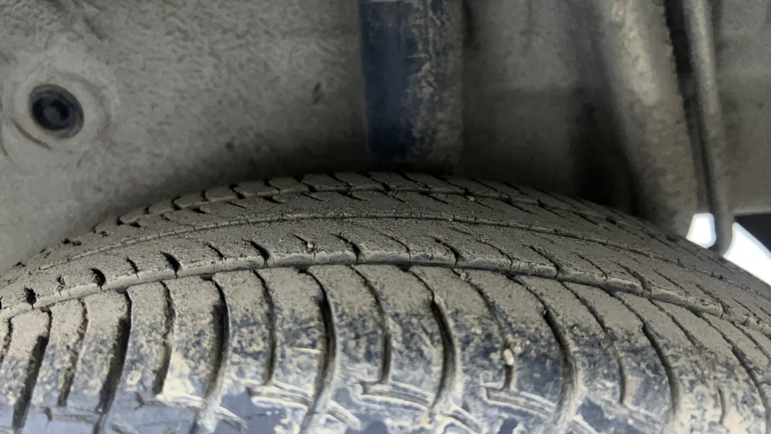 Used 2017 Maruti Suzuki Celerio VXi AMT Petrol Automatic tyres LEFT REAR TYRE TREAD VIEW