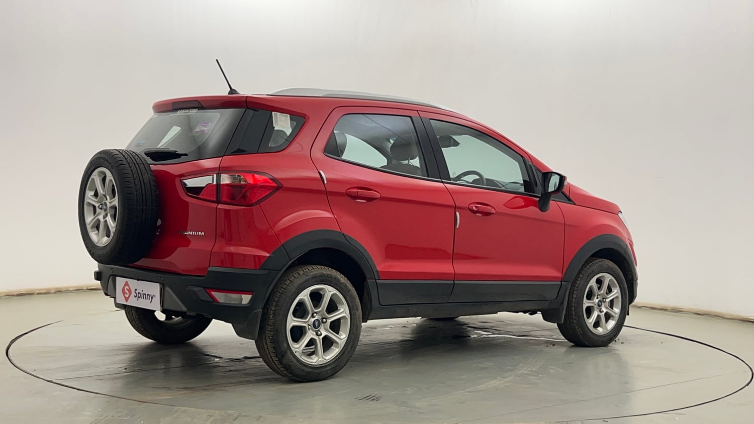 Used 2021 Ford EcoSport Titanium Plus 1.5L Ti-VCT AT Petrol Automatic exterior RIGHT REAR CORNER VIEW