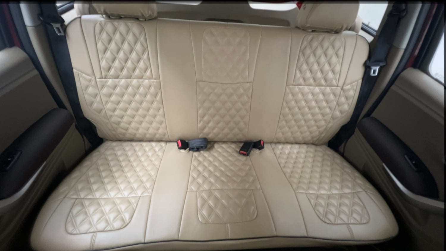 Used 2017 Mahindra TUV300 T8 mHAWK100 Diesel Manual interior REAR SEAT CONDITION VIEW