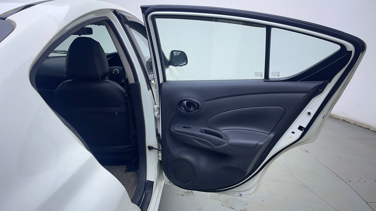 Used 2018 Nissan Sunny XL D Diesel Manual interior RIGHT REAR DOOR OPEN VIEW