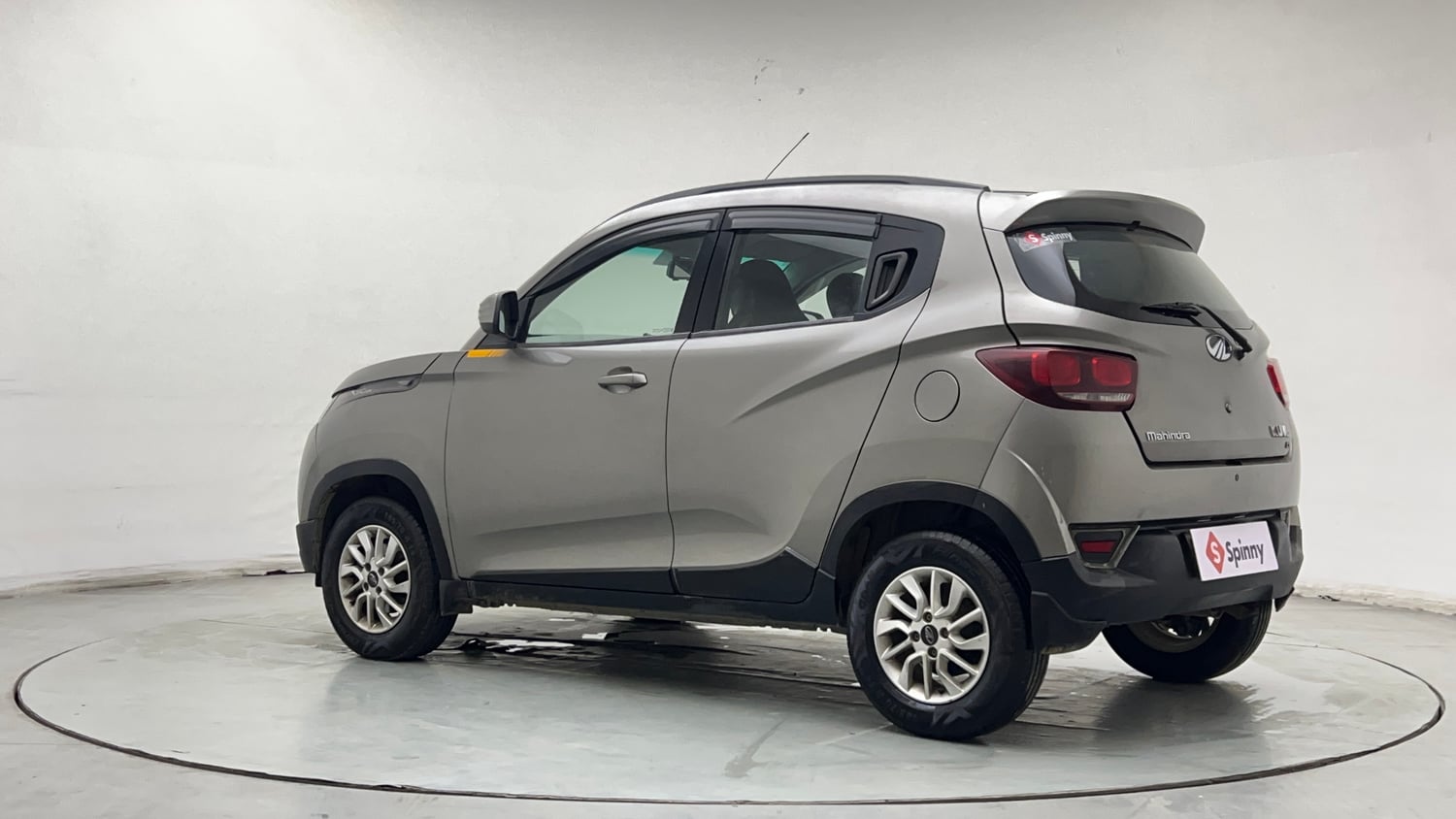 Used 2017 Mahindra KUV100 K6 6 STR Petrol Manual exterior LEFT REAR CORNER VIEW