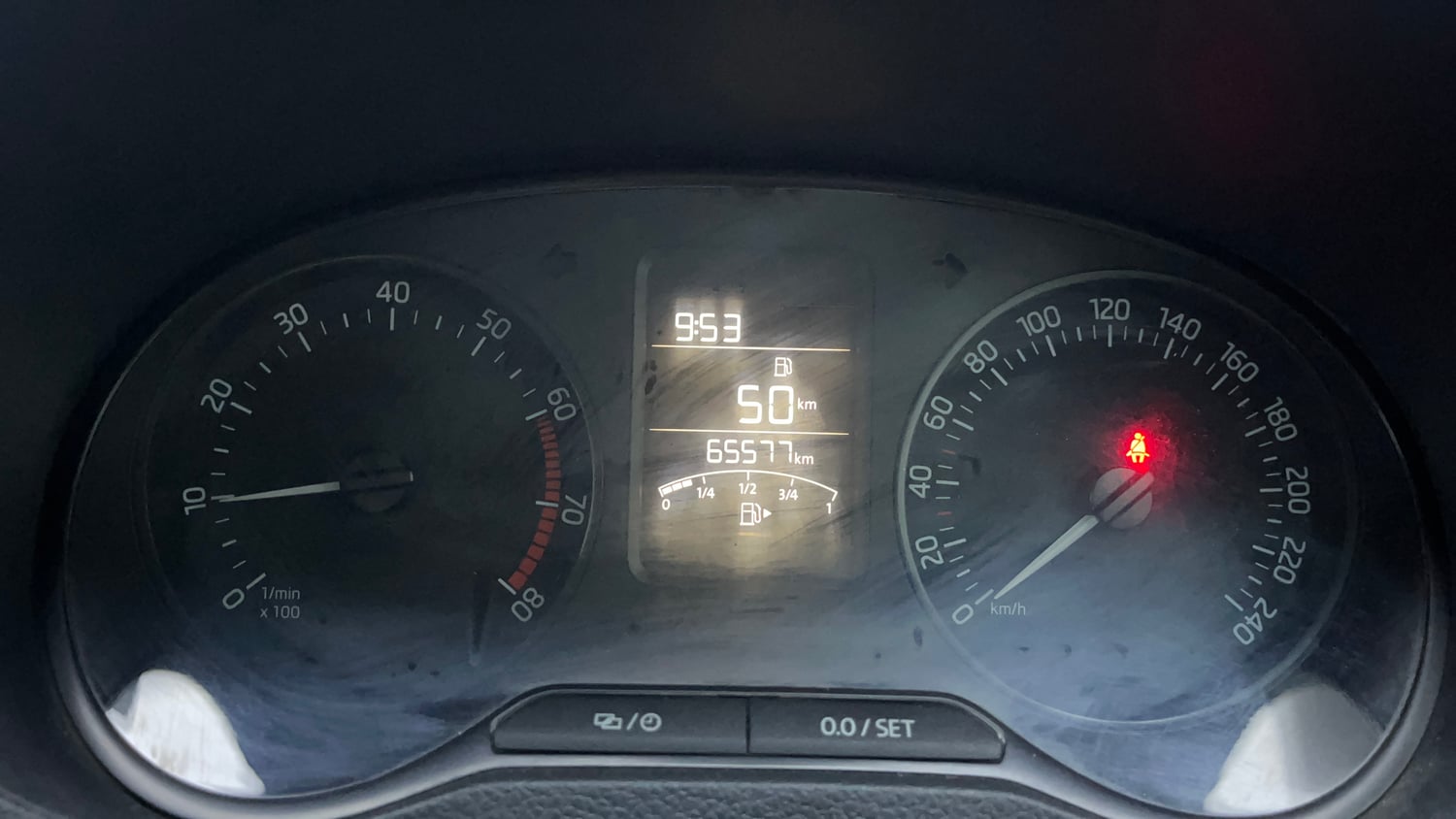 Used 2021 Skoda Rapid Style Petrol Manual interior CLUSTERMETER VIEW