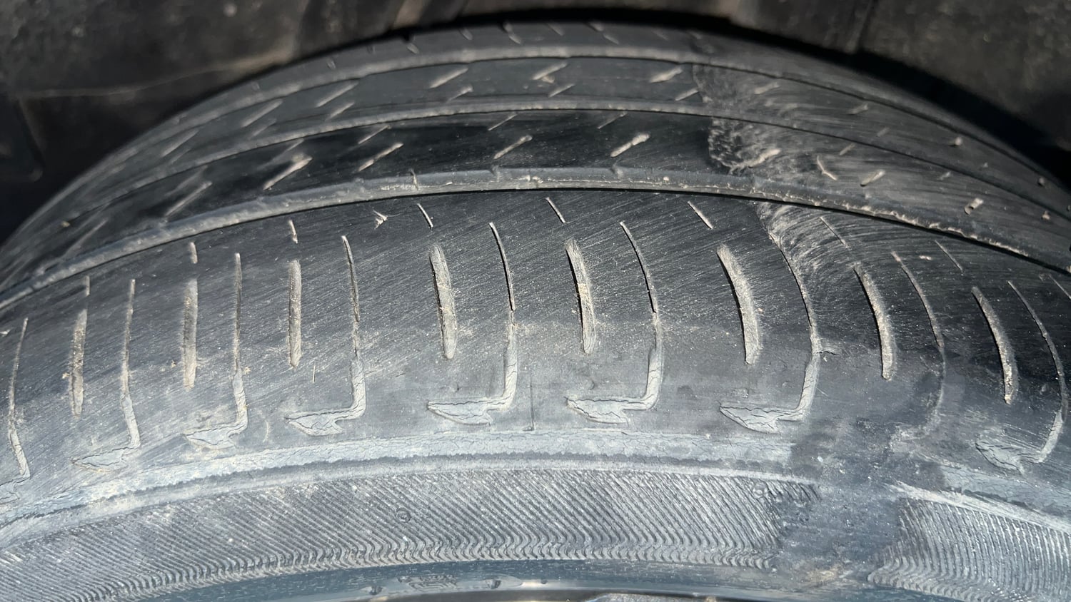 Used 2022 Honda City ZX CVT Petrol Petrol Automatic tyres LEFT REAR TYRE TREAD VIEW