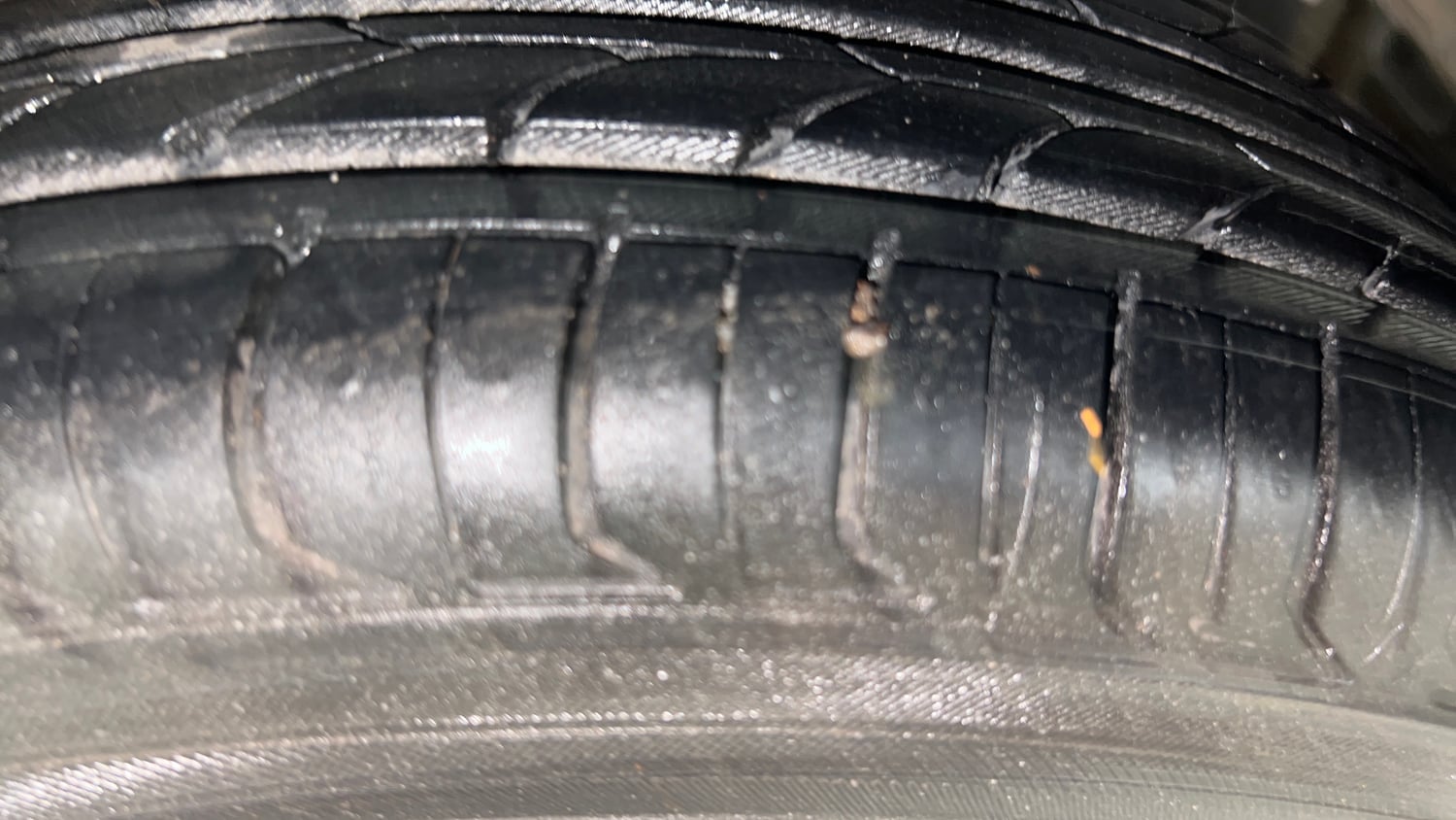 Used 2012 Hyundai Eon Magna + Petrol Manual tyres LEFT REAR TYRE TREAD VIEW