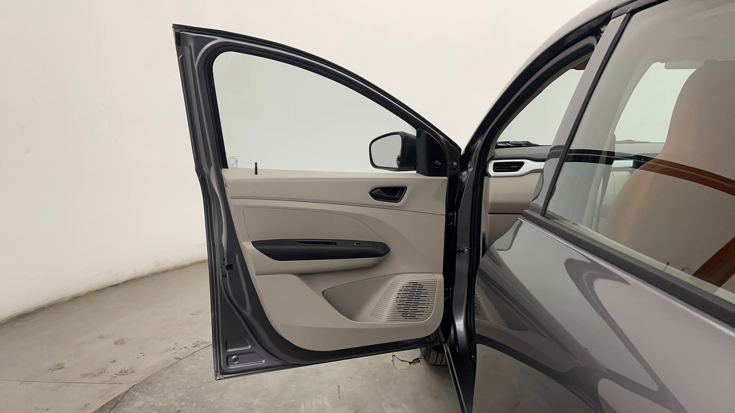 Used 2026 Renault Triber Evolution Petrol Manual interior LEFT FRONT DOOR OPEN VIEW