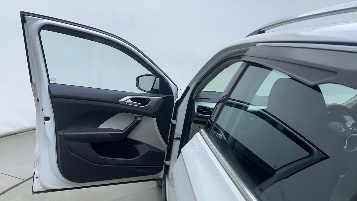 Used 2022 Volkswagen Taigun GT Plus 1.5 TSI DSG Petrol Automatic interior LEFT FRONT DOOR OPEN VIEW