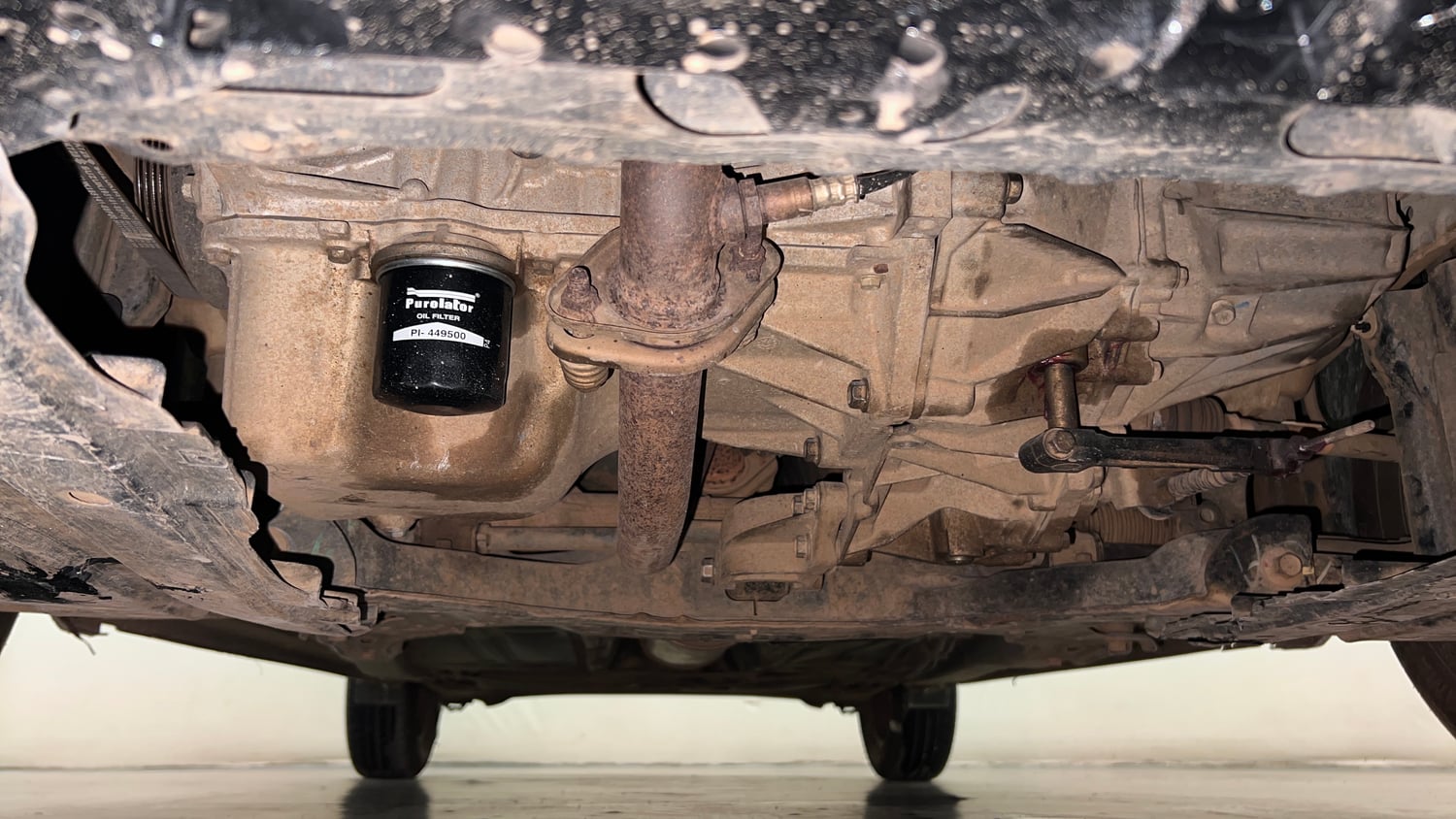 Used 2021 Maruti Suzuki Baleno Delta Petrol Manual extra FRONT LEFT UNDERBODY VIEW