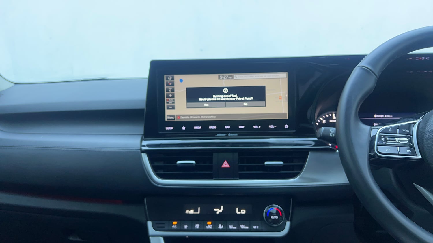 Used 2022 Kia Seltos X Line 1.5 Diesel AT Diesel Automatic interior MUSIC SYSTEM & AC CONTROL VIEW