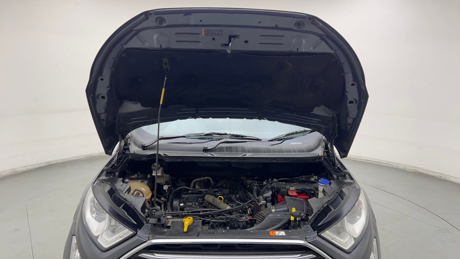 Used 2018 Ford EcoSport Titanium + 1.5L Ti-VCT AT Petrol Automatic engine ENGINE & BONNET OPEN FRONT VIEW