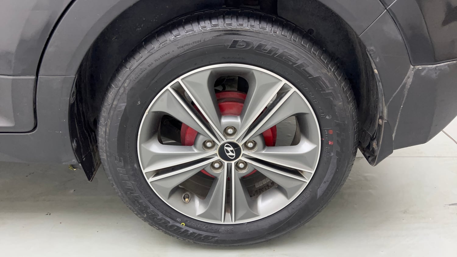 Used 2017 Hyundai Creta 1.6 SX Plus AT Petrol Petrol Automatic tyres LEFT REAR TYRE RIM VIEW