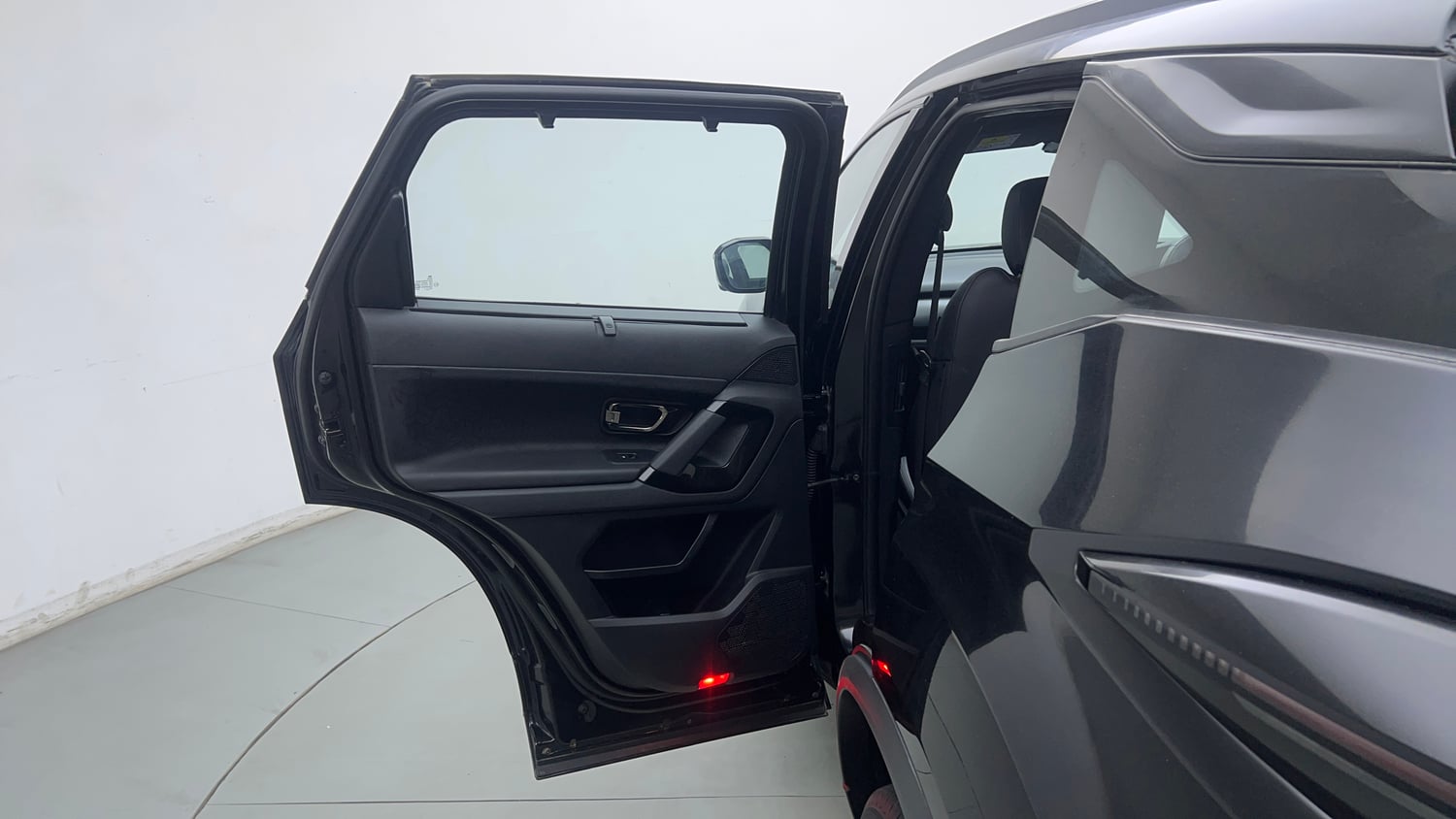 Used 2024 Tata Harrier Fearless Plus Dark Edition AT Diesel Automatic interior LEFT REAR DOOR OPEN VIEW