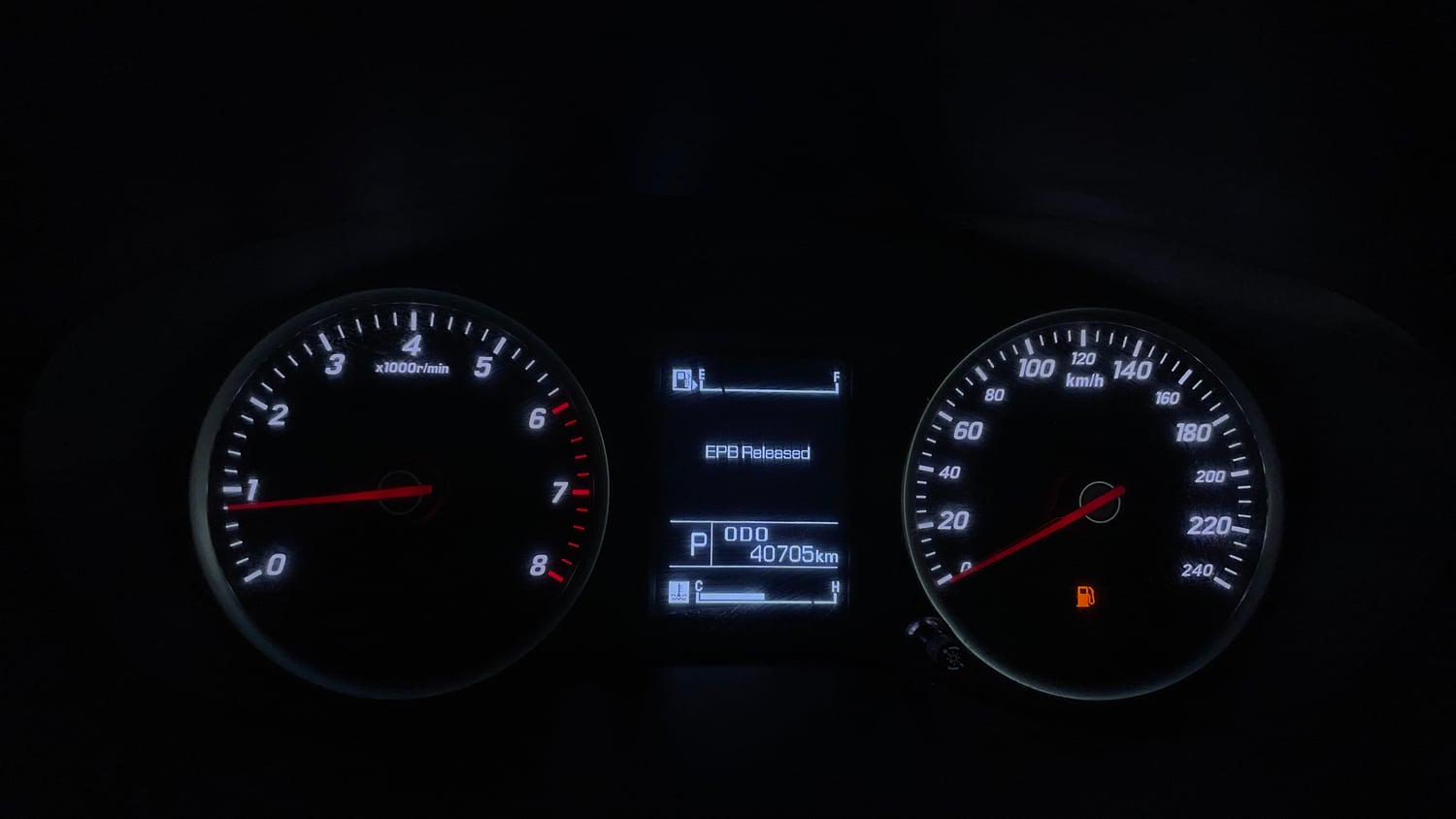 Used 2021 MG Motors Hector Shine 1.5 Petrol Turbo CVT Petrol Automatic interior CLUSTERMETER VIEW