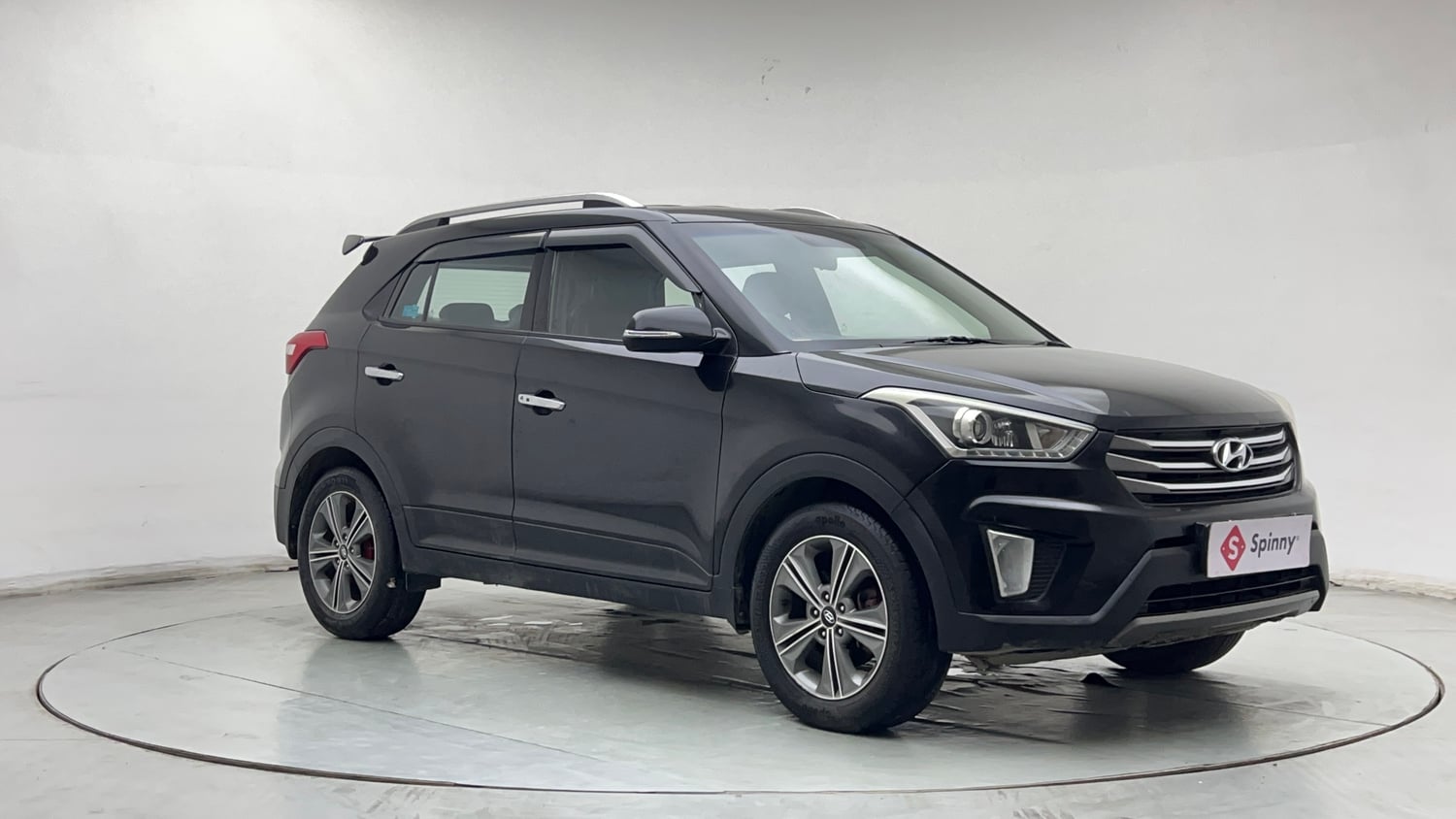 Used 2017 Hyundai Creta 1.6 SX Plus AT Petrol Petrol Automatic exterior RIGHT FRONT CORNER VIEW