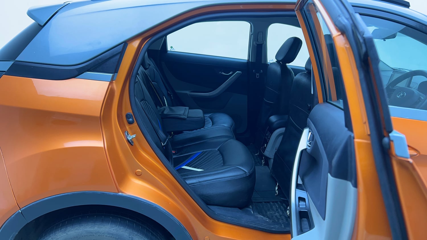Used 2019 Tata Nexon XZA Plus Diesel Dual Tone Diesel Automatic interior RIGHT SIDE REAR DOOR CABIN VIEW