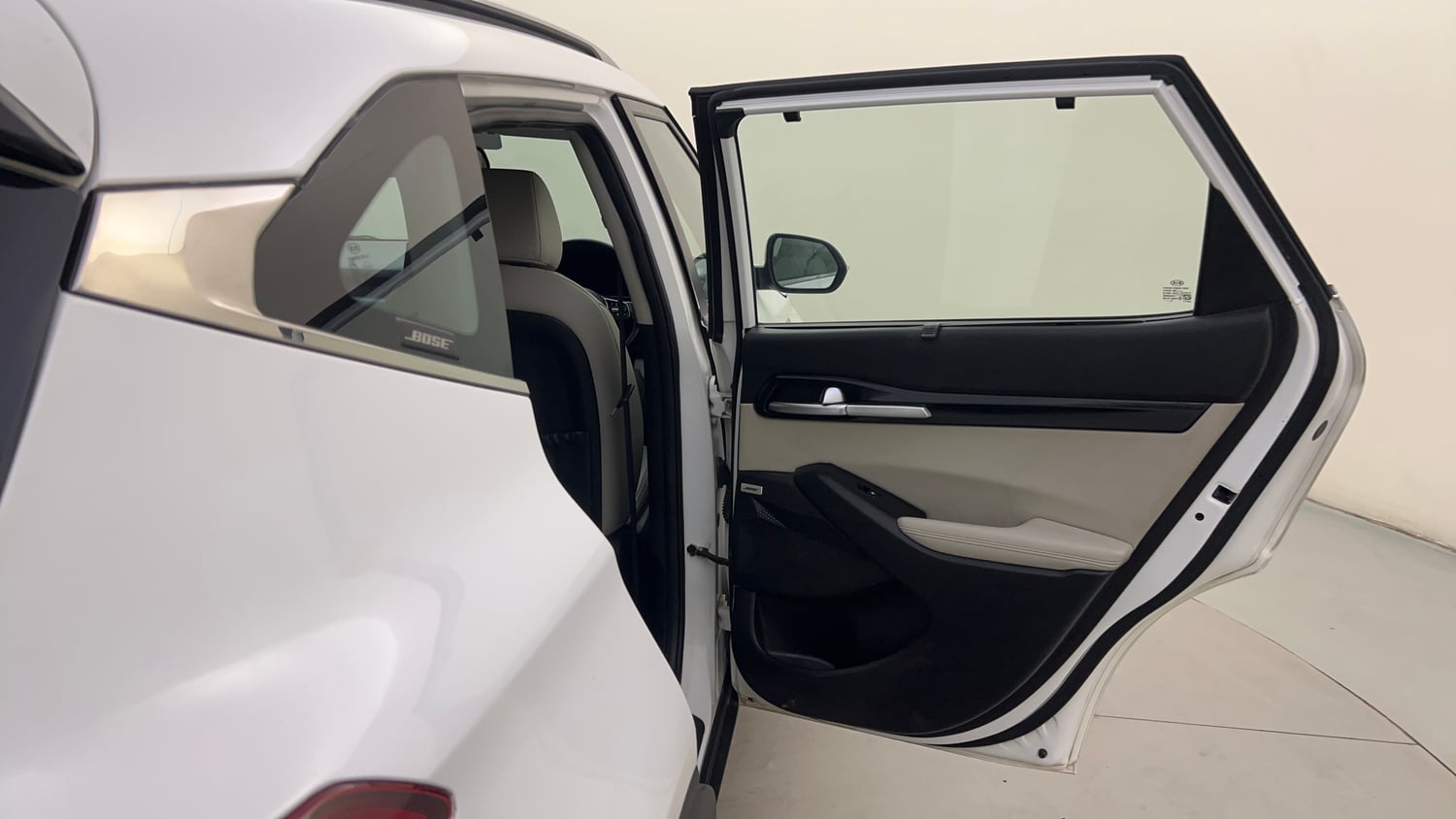 Used 2019 Kia Seltos HTX Plus AT 1.5 Diesel Diesel Automatic interior RIGHT REAR DOOR OPEN VIEW