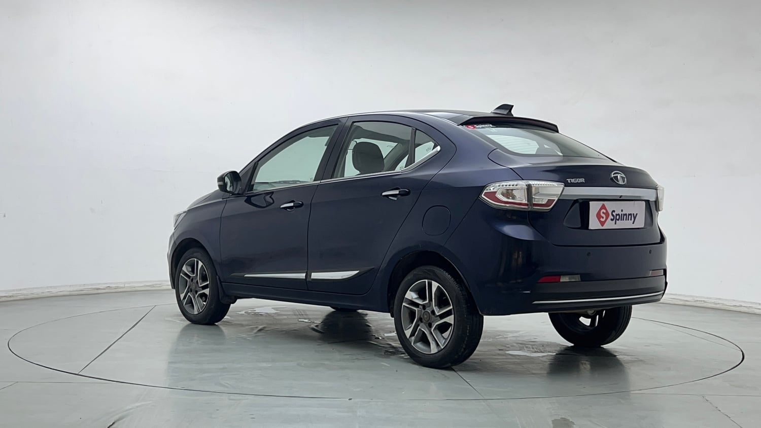 Used 2023 Tata Tigor XZA Plus Petrol Automatic exterior LEFT REAR CORNER VIEW