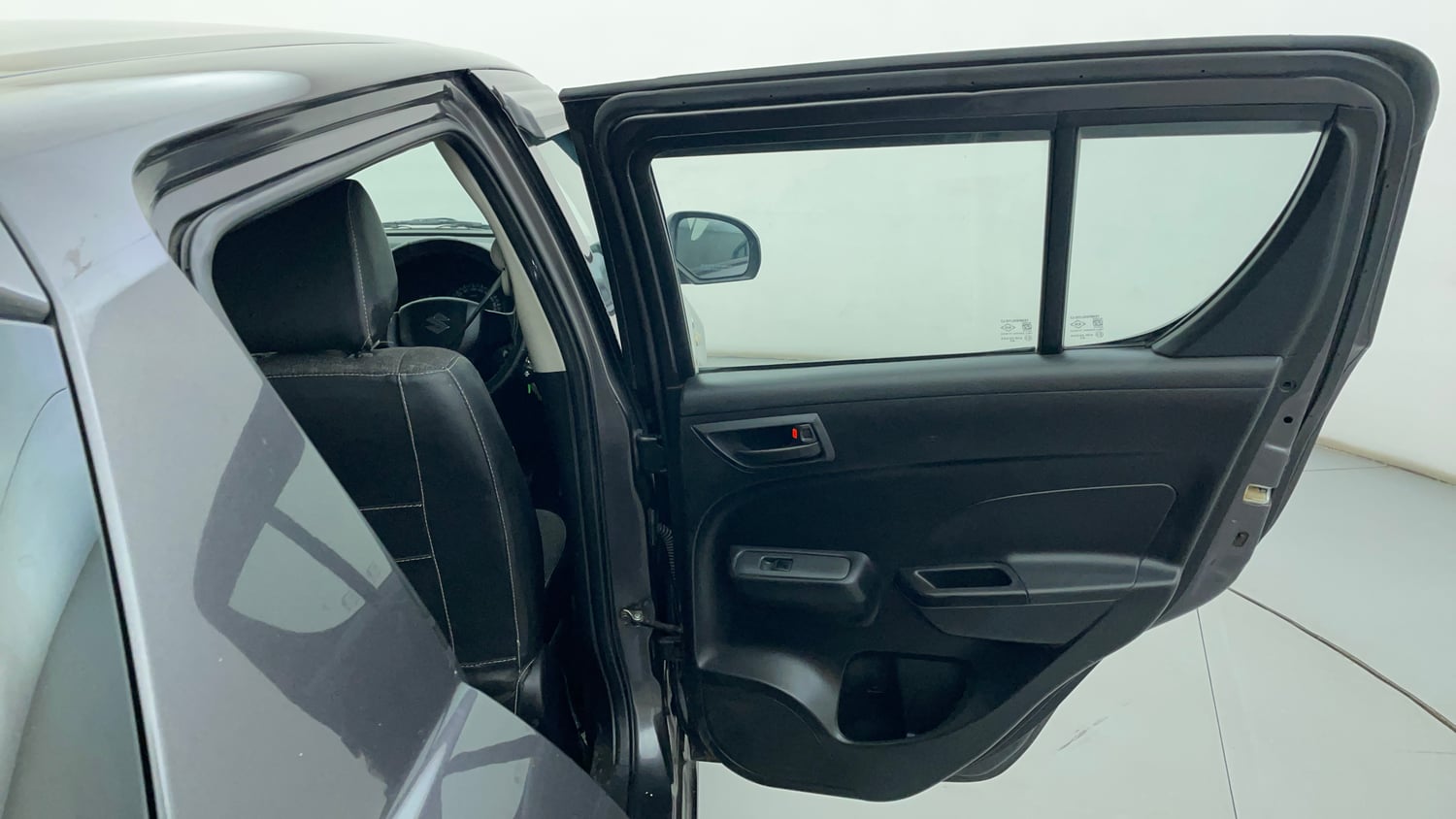 Used 2016 Maruti Suzuki Swift Lxi (O) Petrol Manual interior RIGHT REAR DOOR OPEN VIEW