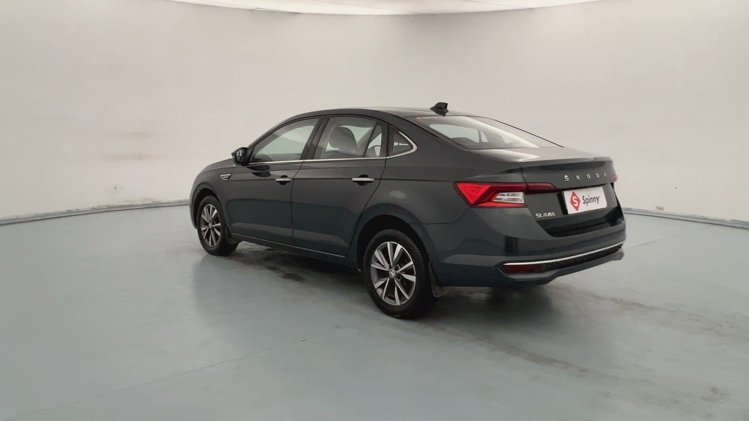 Used 2022 Skoda Slavia Style 1.5L TSI MT Petrol Manual exterior LEFT REAR CORNER VIEW