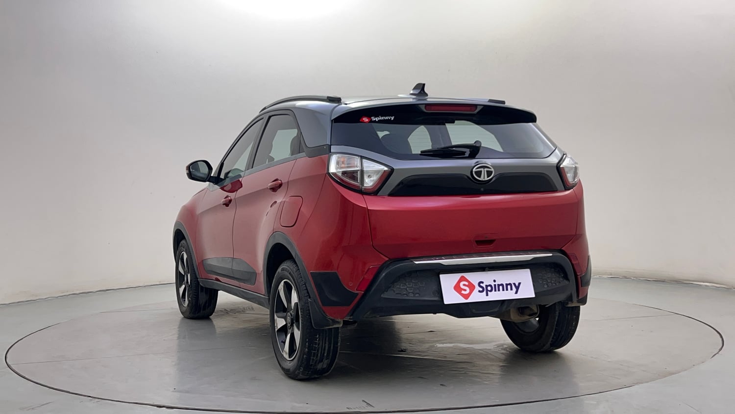 Used 2019 Tata Nexon XZA Plus Petrol Dual Tone Petrol Automatic exterior LEFT REAR CORNER VIEW