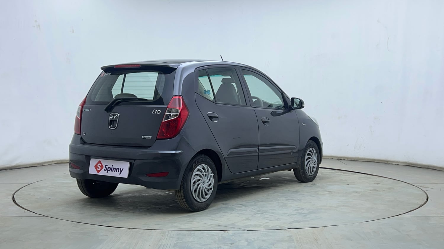 Used 2012 Hyundai i10 Sportz 1.2 Kappa2 Petrol Manual exterior RIGHT REAR CORNER VIEW