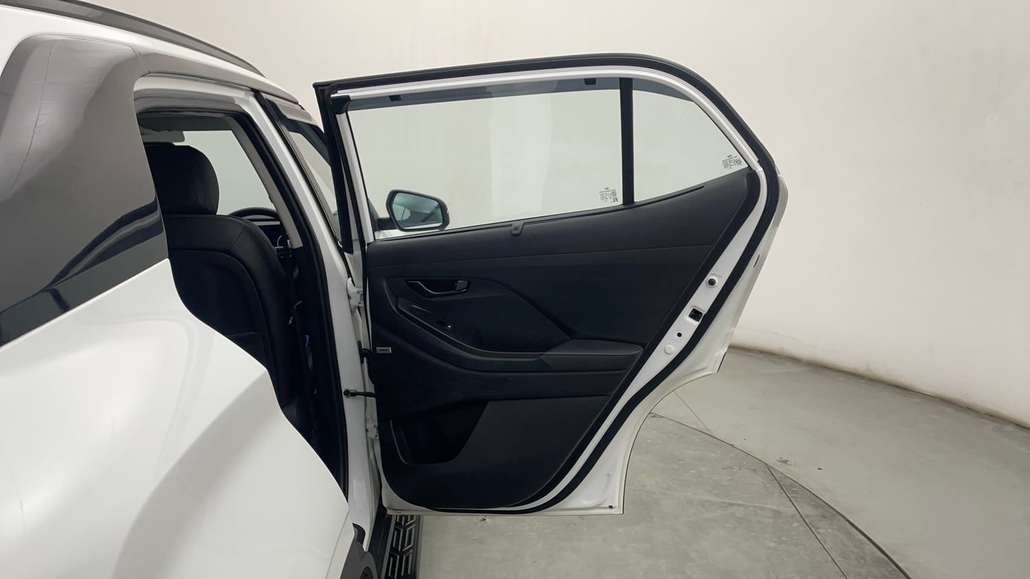 Used 2024 Hyundai Creta SX (O) 1.5 Petrol IVT Knight Petrol Automatic interior RIGHT REAR DOOR OPEN VIEW