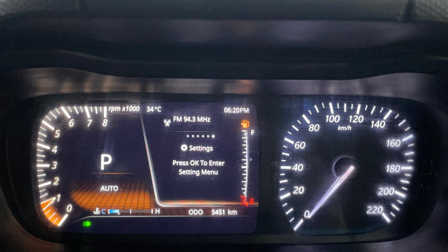 Used 2023 Tata Altroz XZA Plus (S) Dark Edition Petrol Automatic interior CLUSTERMETER VIEW