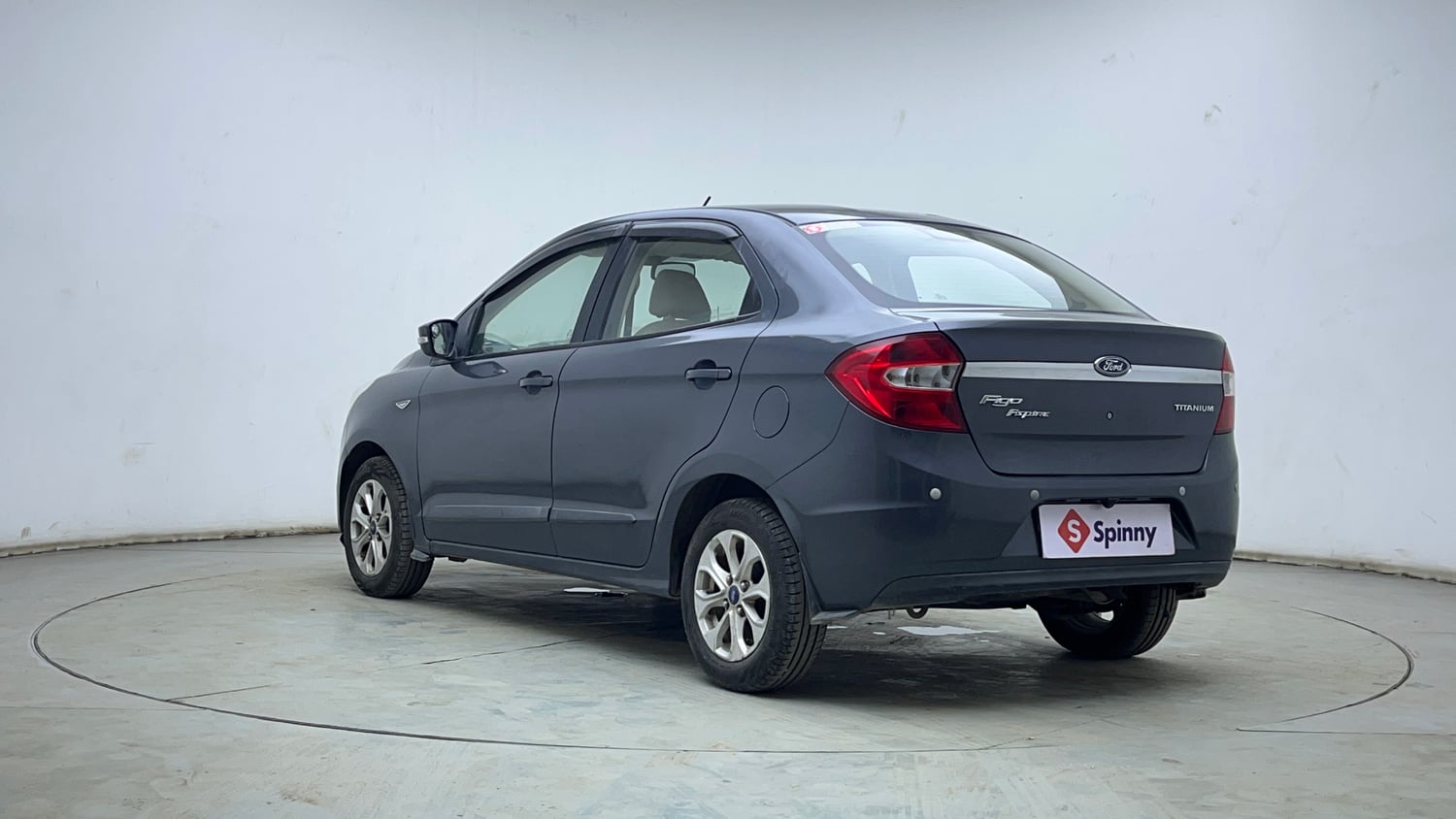 Used 2016 Ford Figo Aspire Titanium 1.2 Ti-VCT Petrol Manual exterior LEFT REAR CORNER VIEW