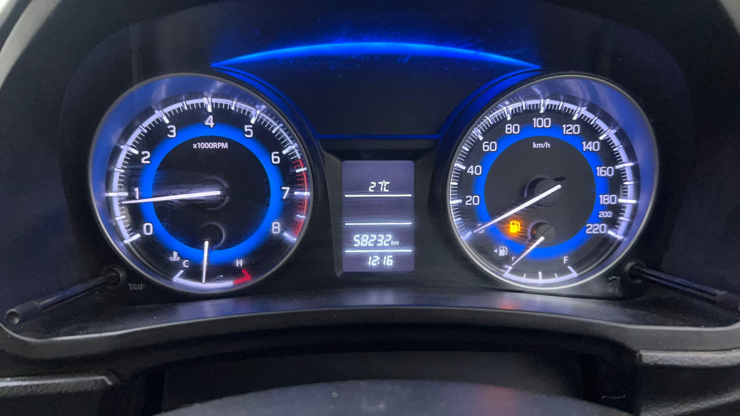Used 2021 Maruti Suzuki Baleno Delta Petrol Manual interior CLUSTERMETER VIEW