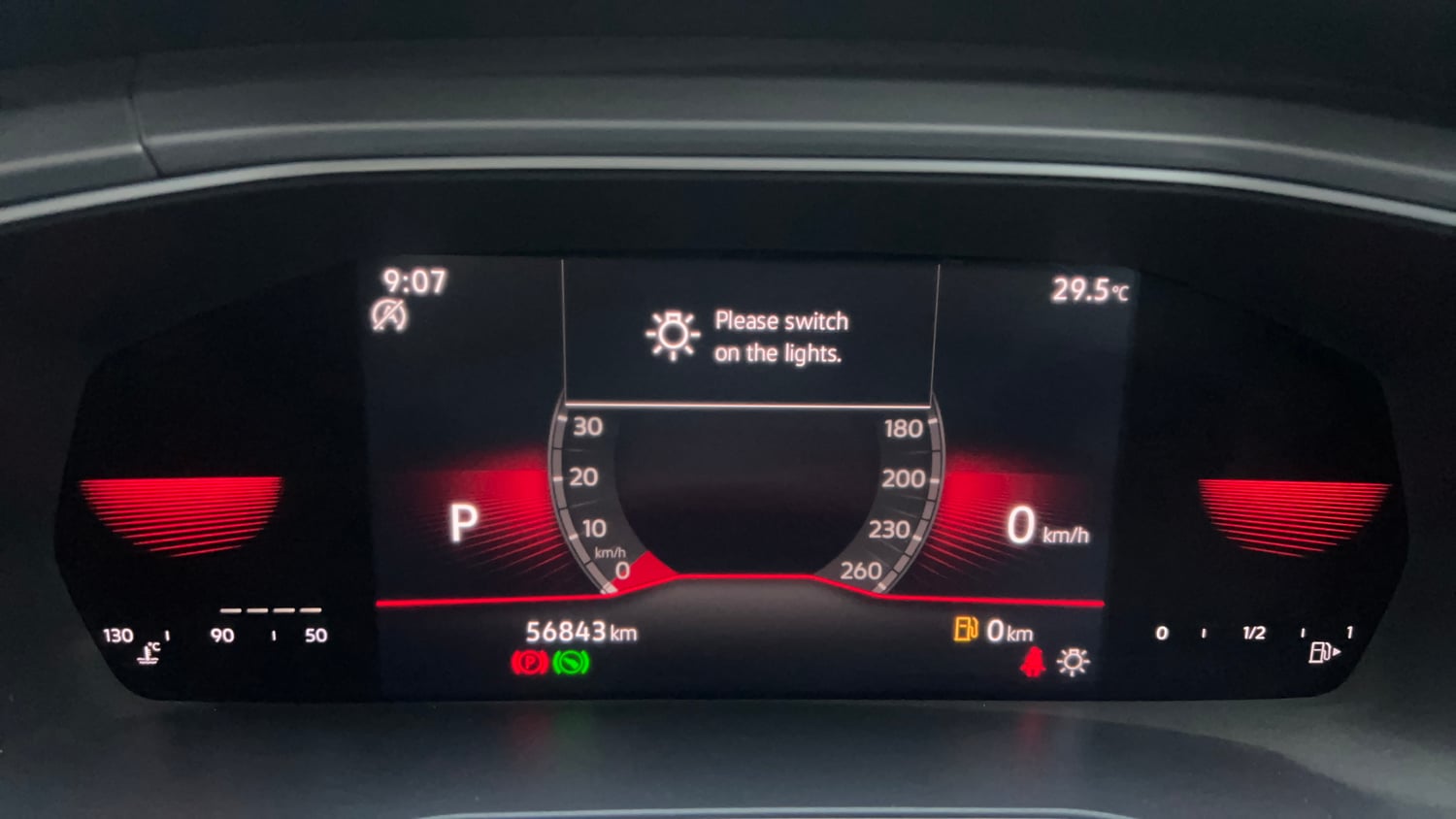Used 2022 Volkswagen Taigun GT Plus 1.5 TSI DSG Petrol Automatic interior CLUSTERMETER VIEW
