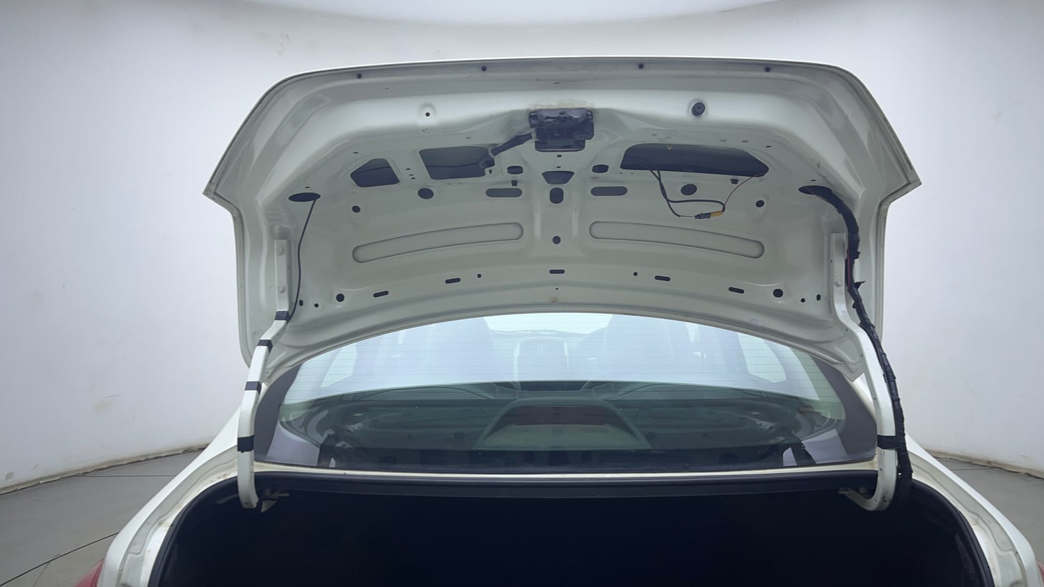 Used 2018 Nissan Sunny XL D Diesel Manual interior DICKY DOOR OPEN VIEW
