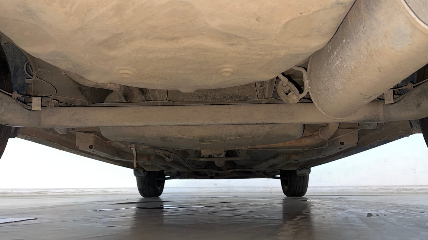 Used 2023 Tata Tigor XZA Plus Petrol Automatic extra REAR UNDERBODY VIEW (TAKEN FROM REAR)