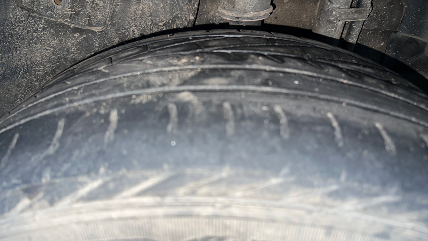 Used 2019 Tata Nexon XZA Plus Diesel Dual Tone Diesel Automatic tyres LEFT REAR TYRE TREAD VIEW