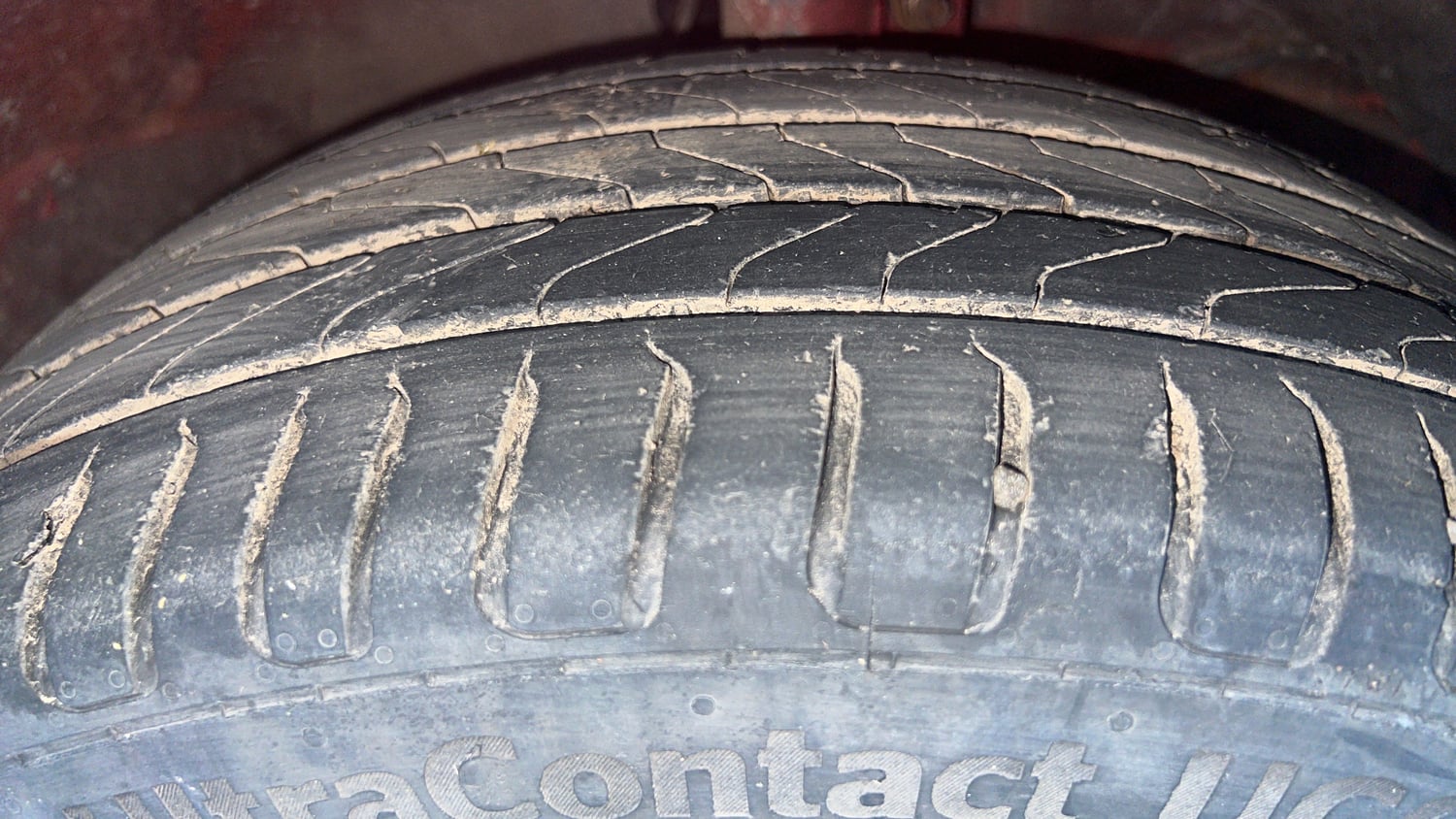 Used 2016 Maruti Suzuki Baleno Alpha 1.2 Petrol Manual tyres RIGHT FRONT TYRE TREAD VIEW