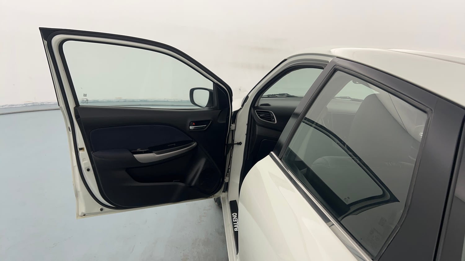 Used 2020 Maruti Suzuki Baleno Delta Petrol Manual interior LEFT FRONT DOOR OPEN VIEW