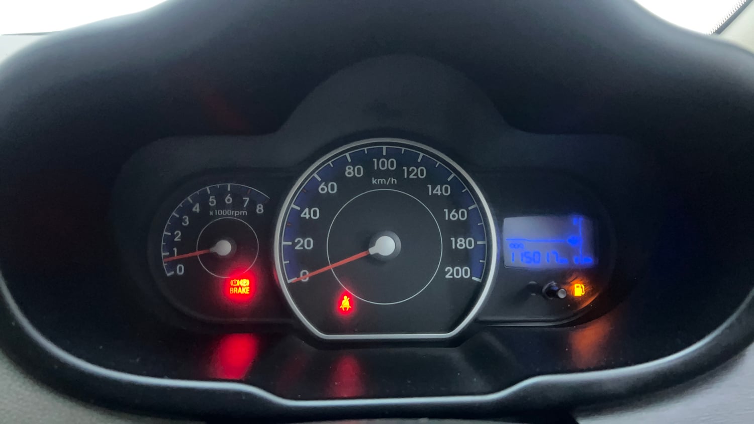 Used 2012 Hyundai i10 Sportz 1.2 Kappa2 Petrol Manual interior CLUSTERMETER VIEW