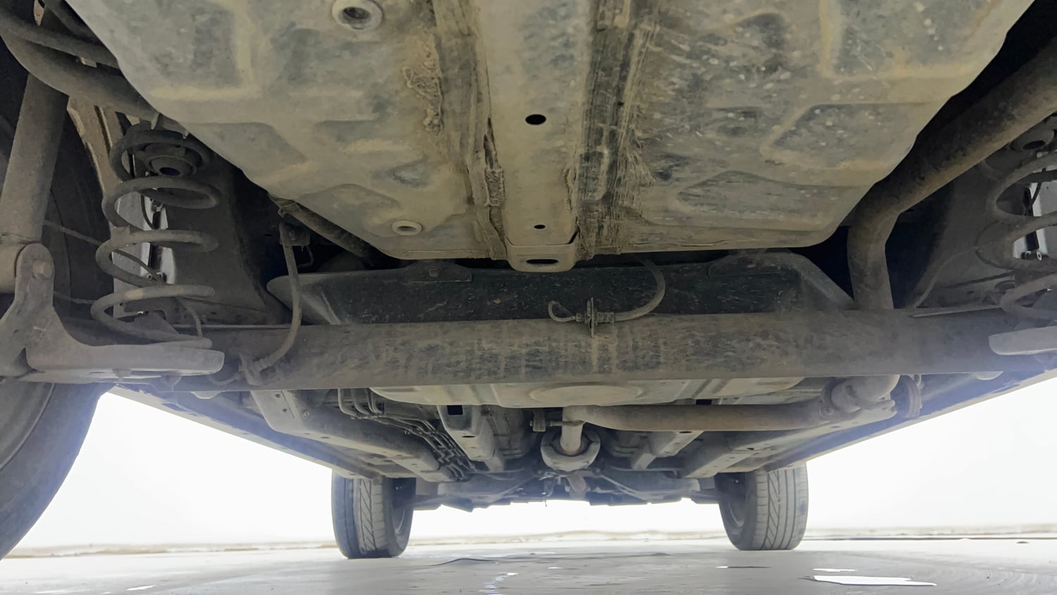 Used 2023 Tata Nexon XZ Plus Diesel Diesel Manual extra REAR UNDERBODY VIEW (TAKEN FROM REAR)