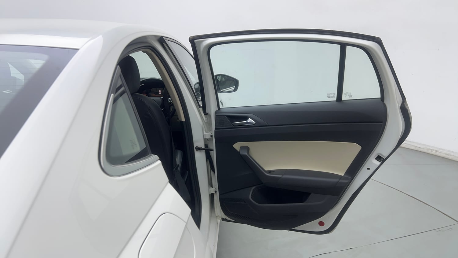 Used 2023 Skoda Slavia Style 1.0L TSI MT Petrol Manual interior RIGHT REAR DOOR OPEN VIEW