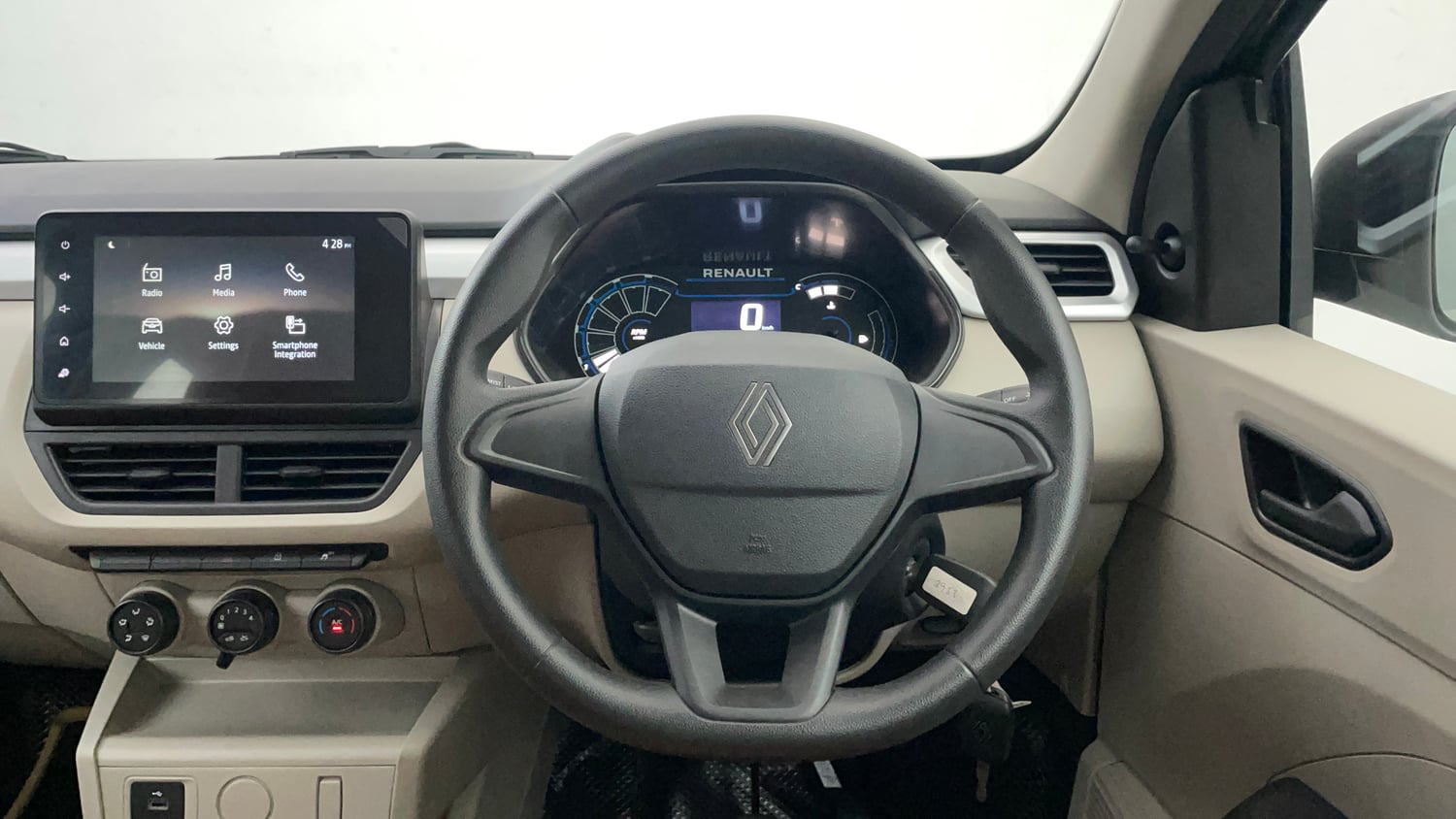 Used 2026 Renault Triber Evolution Petrol Manual interior STEERING VIEW