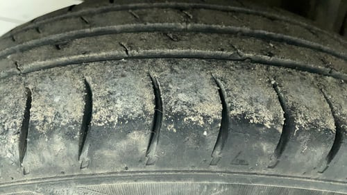 Used 2016 Renault Kwid RXT Petrol Manual tyres RIGHT REAR TYRE TREAD VIEW