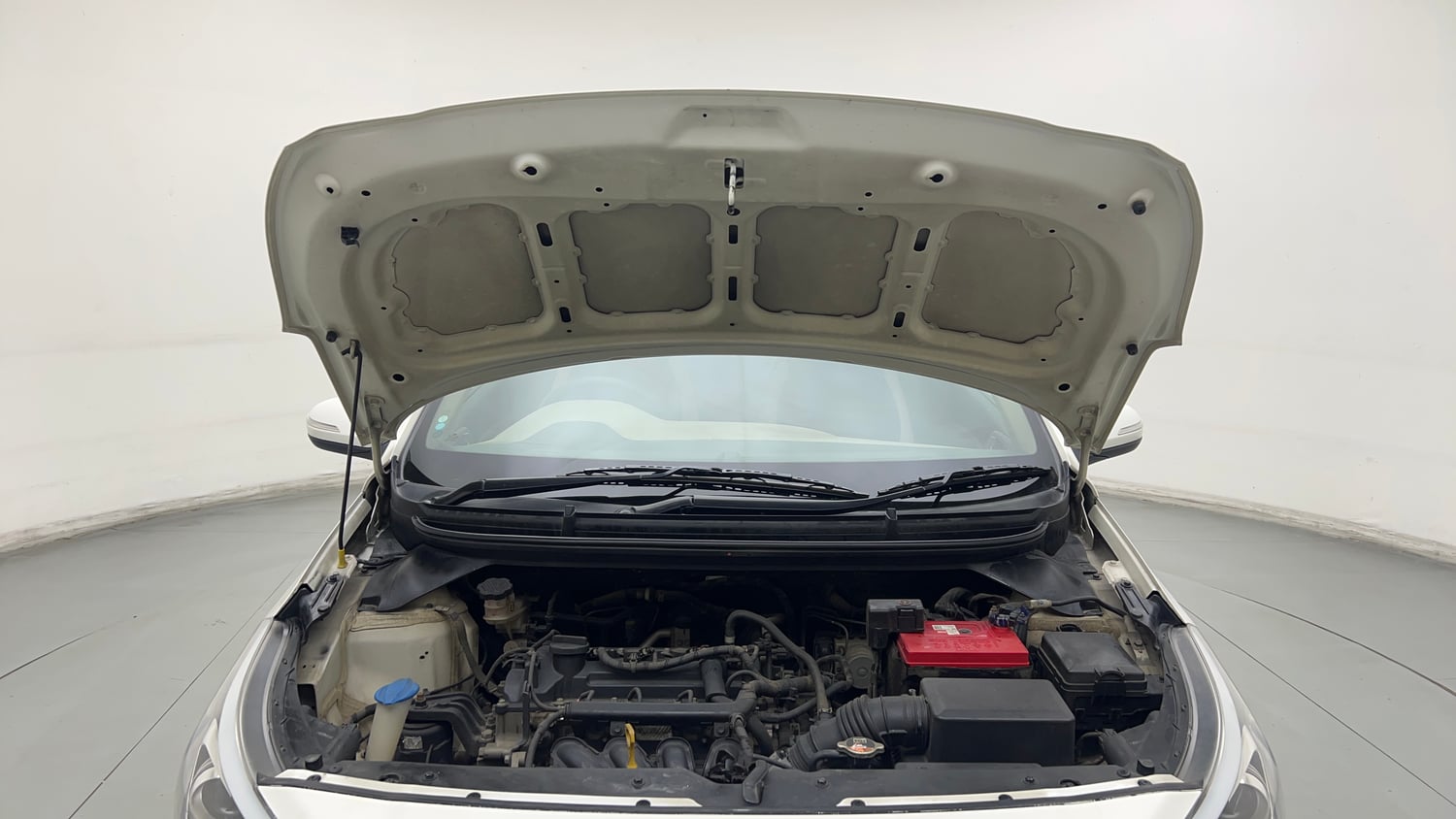 Used 2018 Hyundai Elite i20 Asta 1.2 (O) Petrol Manual engine ENGINE & BONNET OPEN FRONT VIEW